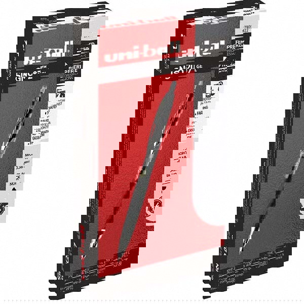 207 Ultra Micro Gel Pen, Retractable, Ultra-Micro 0.38 mm, Black Ink, Clear/Black Barrel